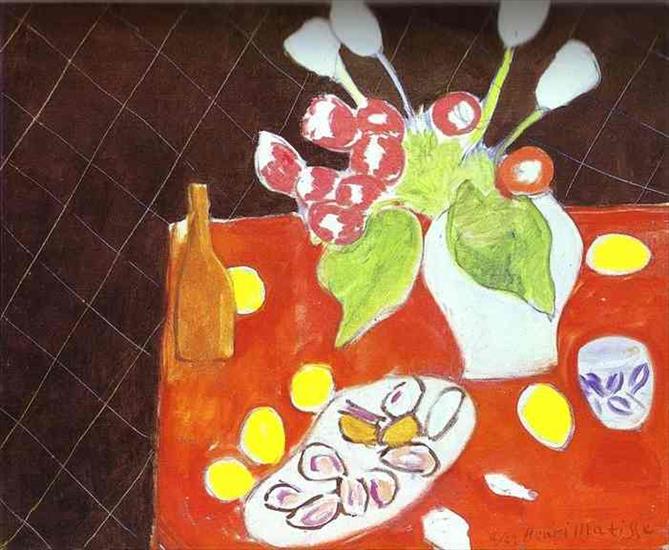 Henry Matisse - Henri Matisse - Tulips and Oysters on Black Background.JPG