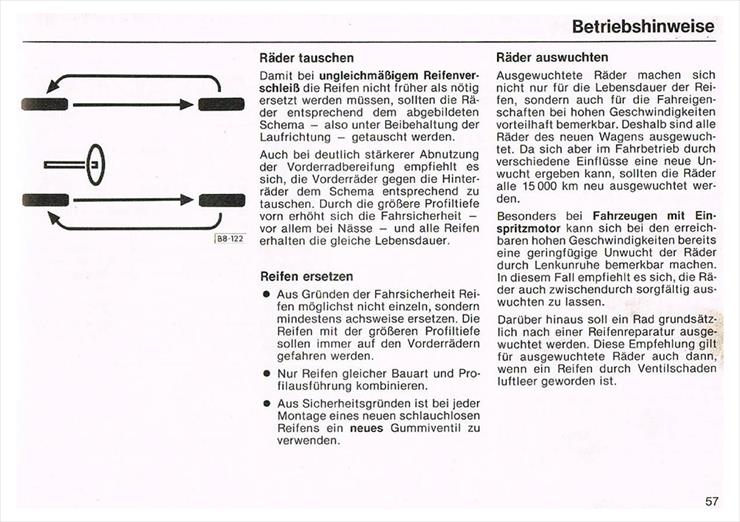 Instrukcja obsługi samochodu Sierpień 1979 Wersja niemiecka - Passat-B1-Instrukcja-DE-page-058.jpg