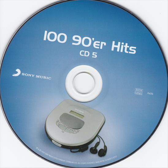 VA - 100 90 Hits 2009 6 CD - 100 90er Hits_cd5 SHQ.jpg